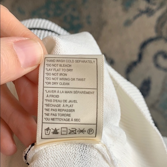 Cupcakes & Cashmere striped 3/4 ruffle sleeve top - Picture 6 of 8